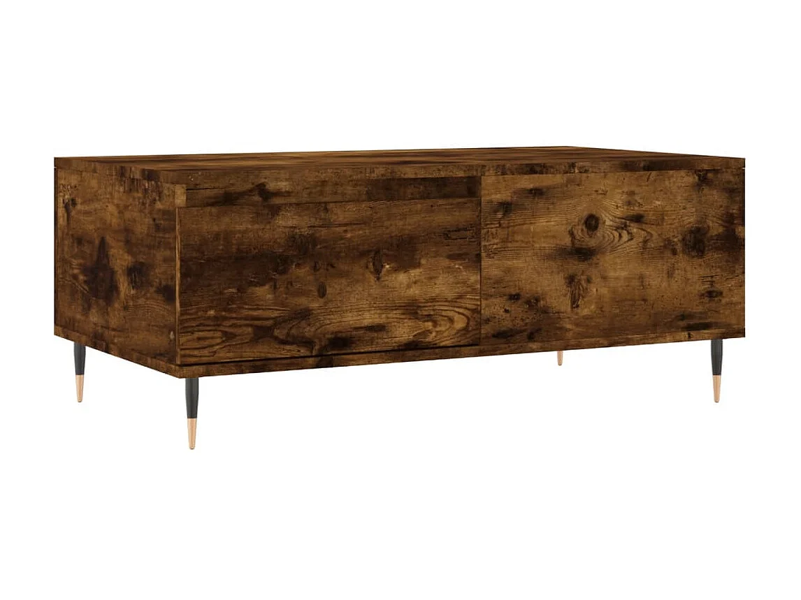 Couchtisch Beistelltisch Räuchereiche 90x50x36,5 cm Holzwerkstoff -MN30406