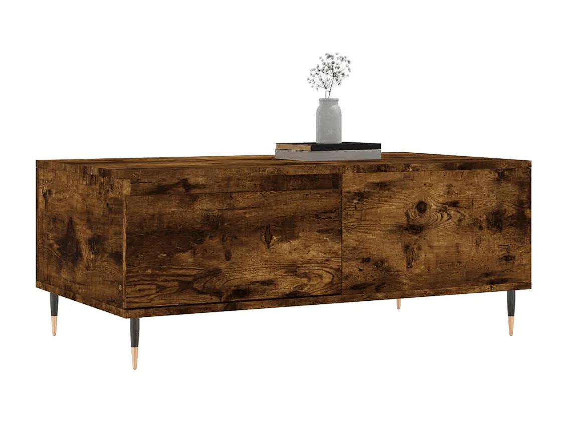 Couchtisch Beistelltisch Räuchereiche 90x50x36,5 cm Holzwerkstoff -MN30406