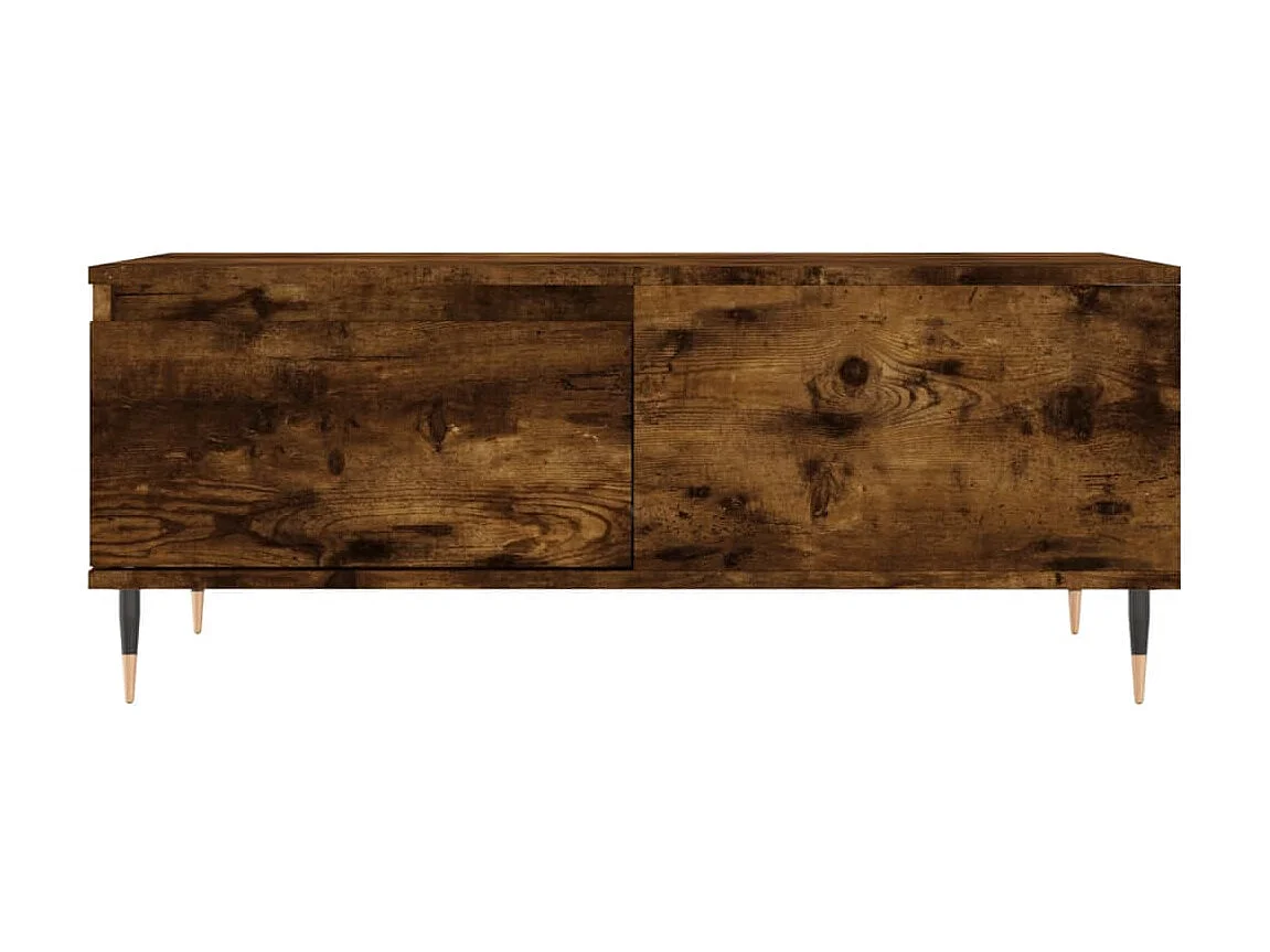 Couchtisch Beistelltisch Räuchereiche 90x50x36,5 cm Holzwerkstoff -MN30406