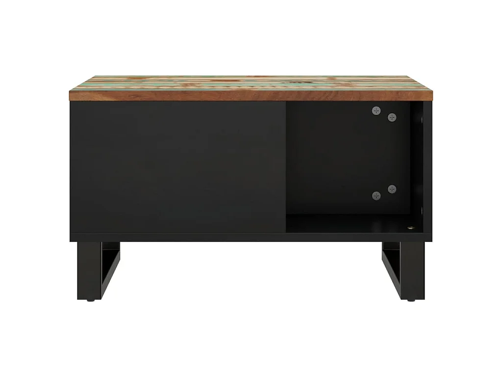 Couchtisch Beistelltisch 60x50x35 cm Altholz Massiv -MN37649