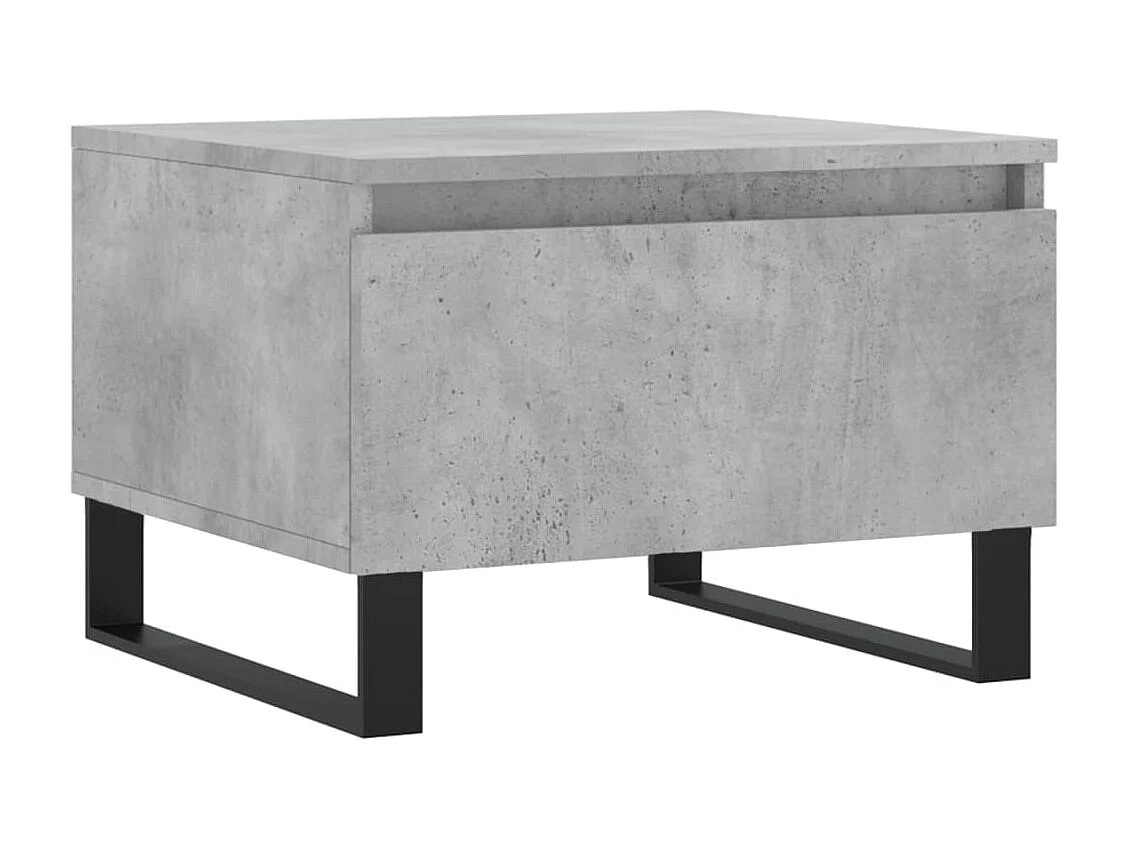 2er-Set Couchtische Beistelltisch Betongrau 50x46x35 cm Holzwerkstoff -MN82102