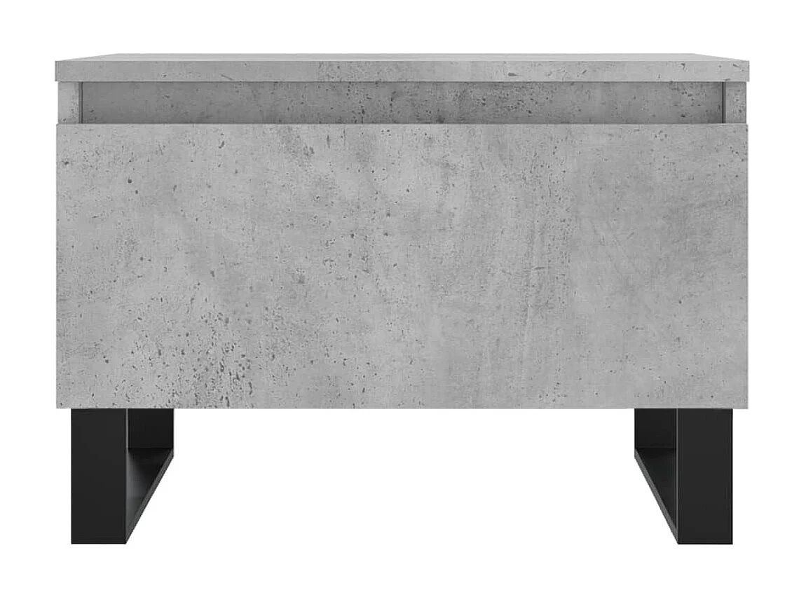2er-Set Couchtische Beistelltisch Betongrau 50x46x35 cm Holzwerkstoff -MN82102