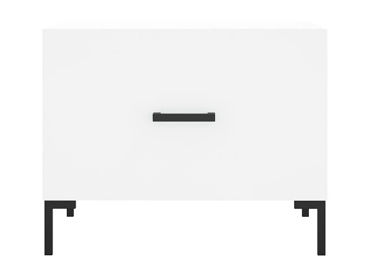 2er-Set Couchtische Beistelltisch Weiß 50x50x40 cm Holzwerkstoff -MN86851