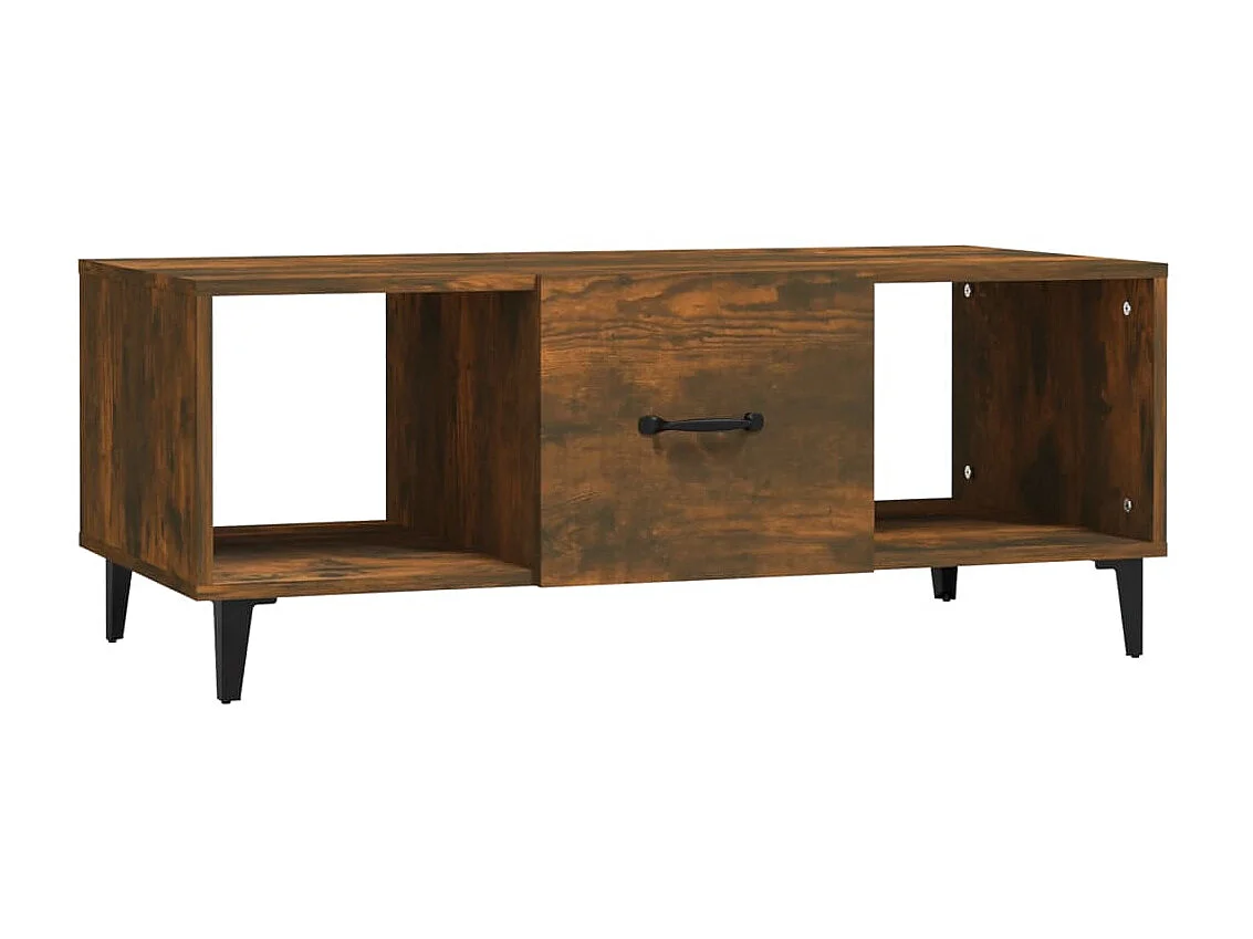 Couchtisch Beistelltisch Räuchereiche 102x50x40 cm Holzwerkstoff -MN34979