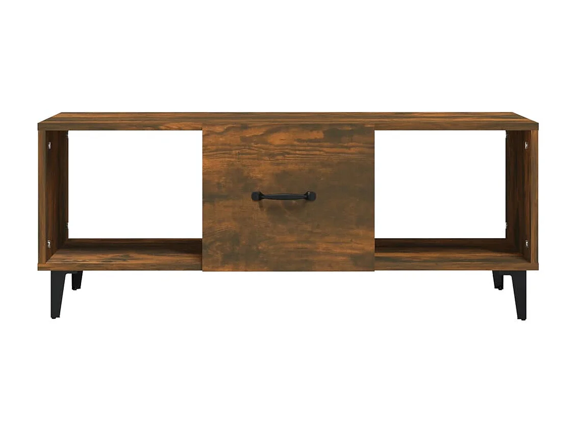 Couchtisch Beistelltisch Räuchereiche 102x50x40 cm Holzwerkstoff -MN34979