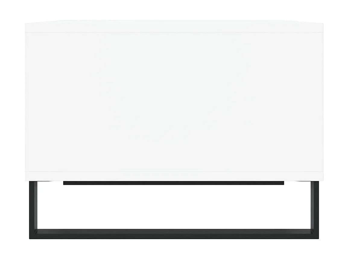 Couchtisch Beistelltisch Weiß 60x50x36,5 cm Holzwerkstoff -MN69042