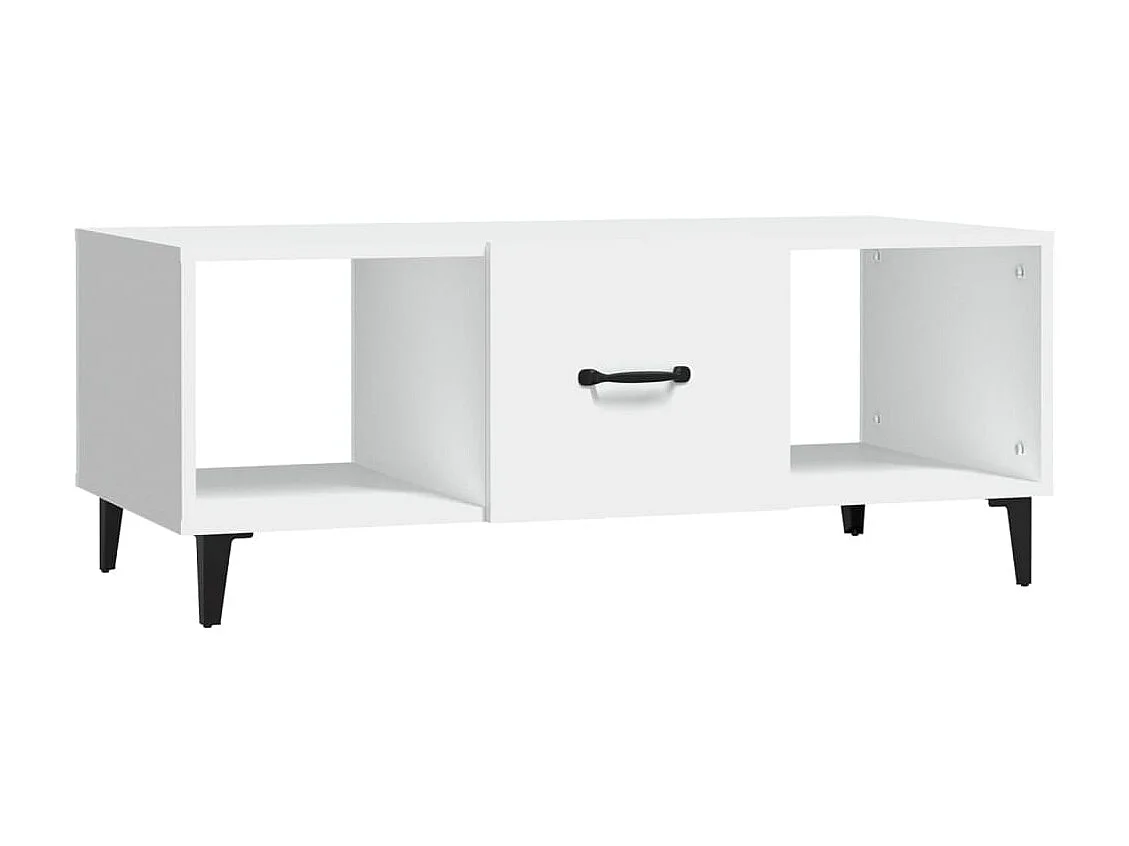 Couchtisch Beistelltisch Weiß 102x50x40 cm Holzwerkstoff -MN87168