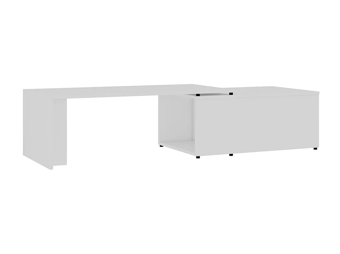 Couchtisch Beistelltisch Weiß 150x50x35 cm Holzwerkstoff -MN26620