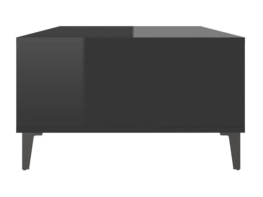 Couchtisch Beistelltisch Hochglanz-Schwarz 103,5x60x35 cm Holzwerkstoff -MN42765