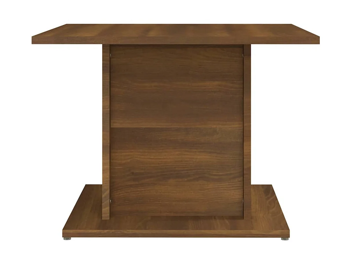 Couchtisch Braun Beistelltisch Eichen-Optik 55,5x55,5x40 cm Holzwerkstoff -MN72747