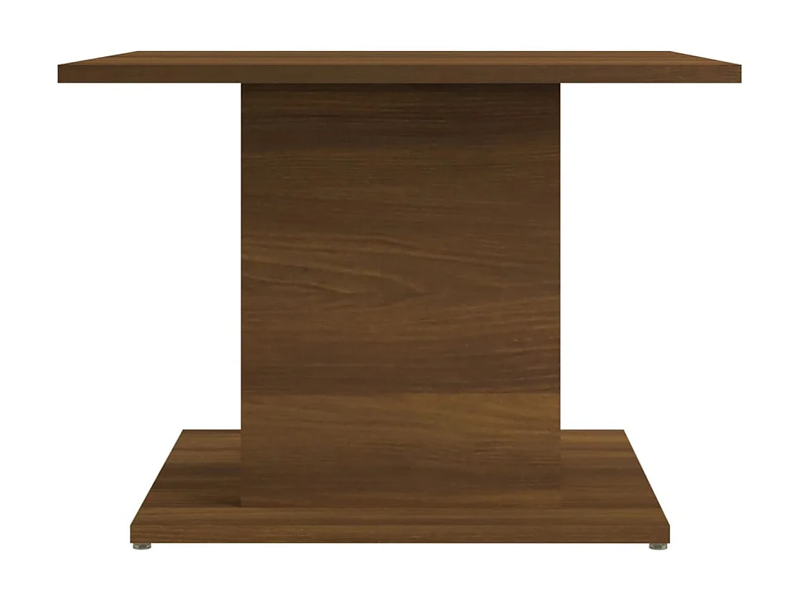 Couchtisch Braun Beistelltisch Eichen-Optik 55,5x55,5x40 cm Holzwerkstoff -MN72747