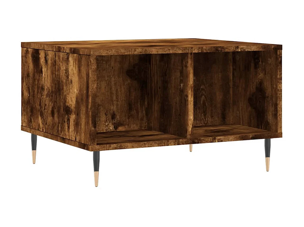 Couchtisch Beistelltisch Räuchereiche 60x50x36,5 cm Holzwerkstoff -MN26427