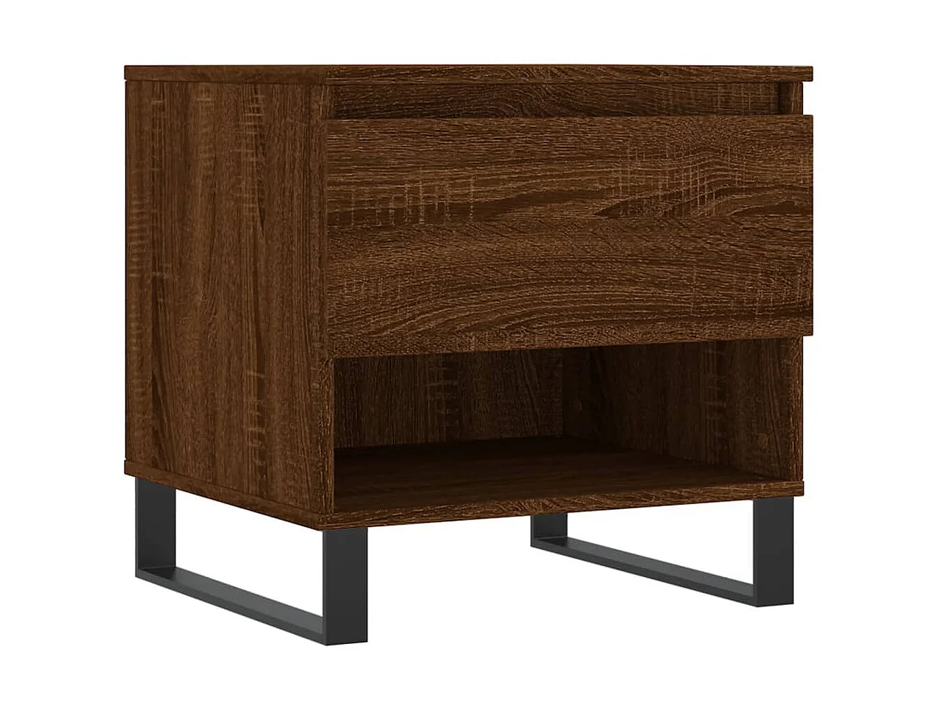 2er-Set Couchtische Beistelltisch Braun Eichen-Optik 50x46x50 cm Holzwerkstoff -MN71121