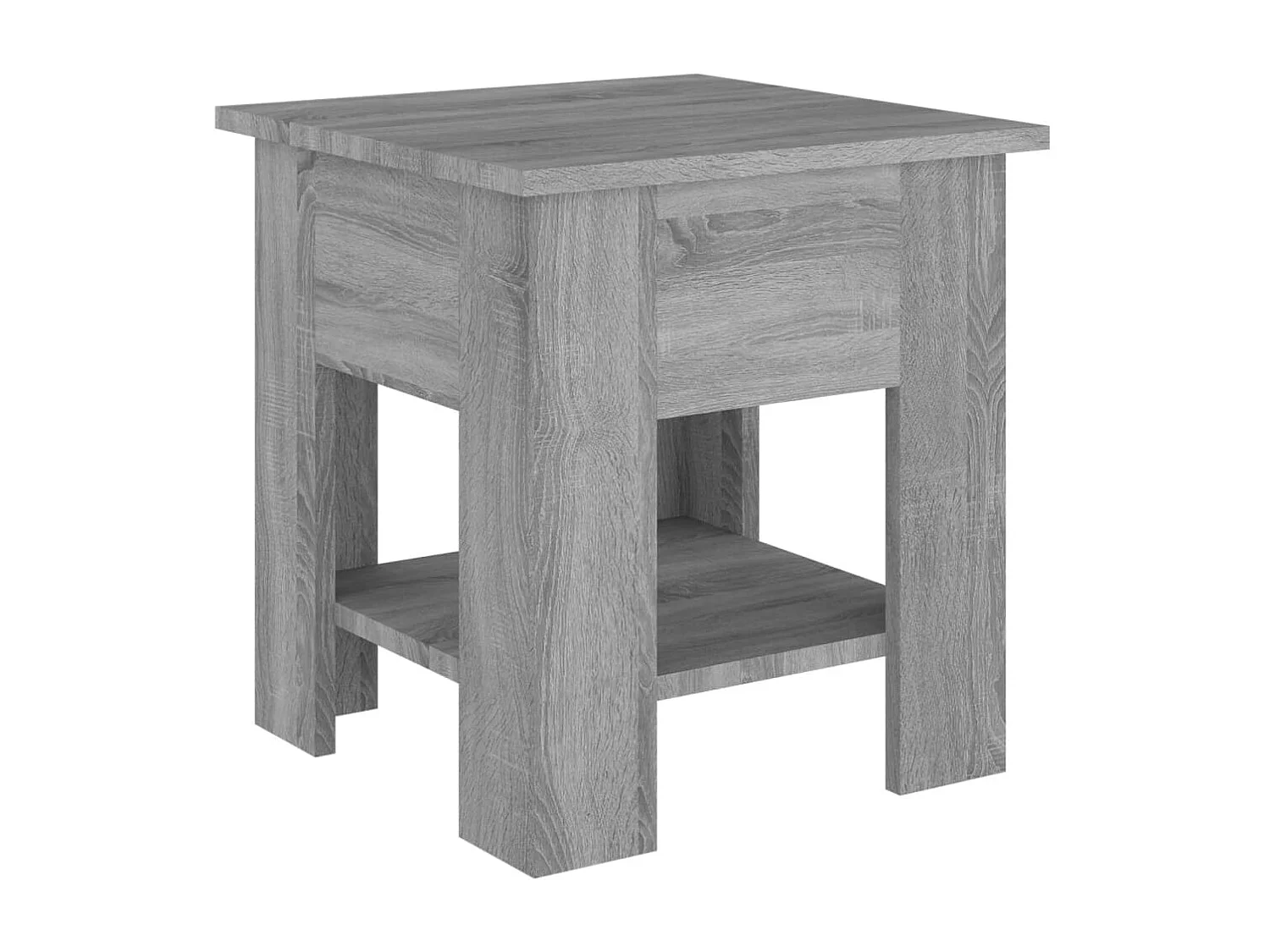 Couchtisch Beistelltisch Grau Sonoma 40x40x42 cm Holzwerkstoff -MN69561