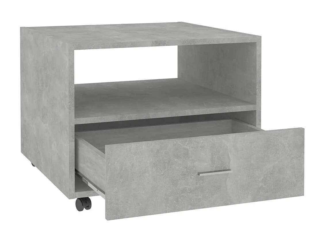 Couchtisch Beistelltisch Betongrau 55x55x40 cm Holzwerkstoff -MN53212