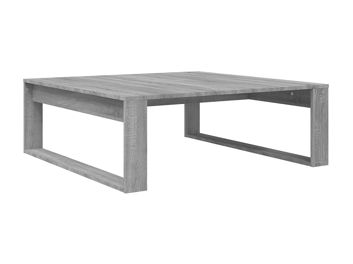 Couchtisch Beistelltisch Grau Sonoma 100x100x35 cm Holzwerkstoff -MN61653