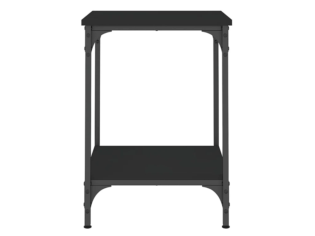 Couchtisch Beistelltisch Schwarz 40x40x55 cm Holzwerkstoff -MN95898