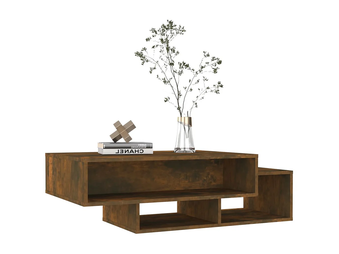 Couchtisch Beistelltisch Räuchereiche 105x55x32 cm Holzwerkstoff -MN34673