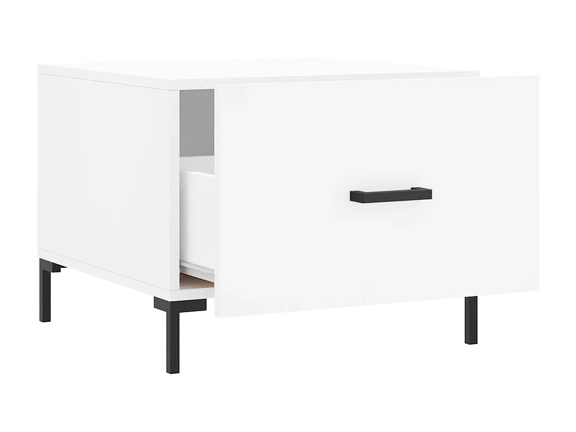 Couchtisch Beistelltisch Weiß 50x50x40 cm Holzwerkstoff -MN63839