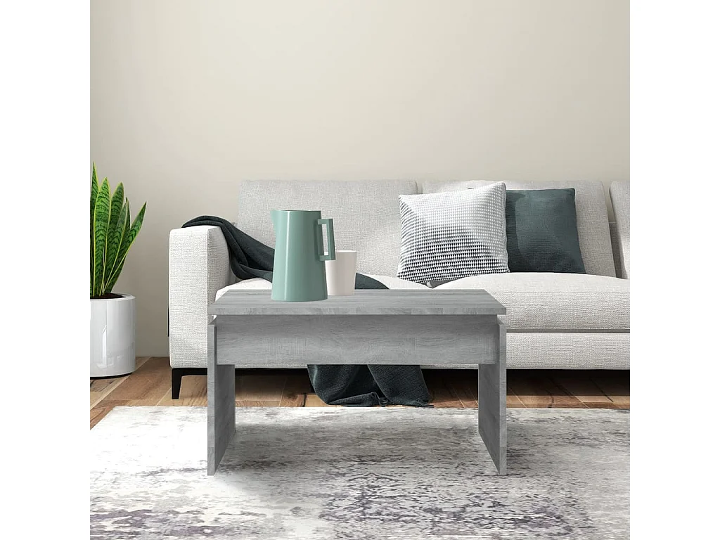 Couchtisch Beistelltisch Grau Sonoma 68x50x38 cm Holzwerkstoff -MN10586