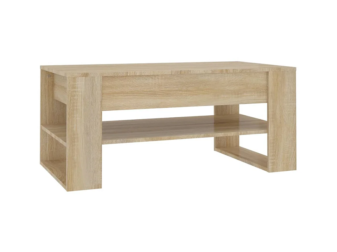 Couchtisch Beistelltisch Sonoma-Eiche 102x55x45 cm Holzwerkstoff -MN30670