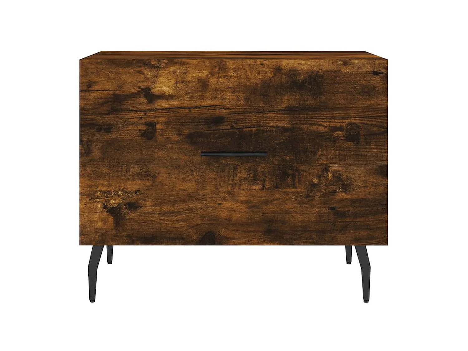 Couchtisch Beistelltisch Räuchereiche 50x50x40 cm Holzwerkstoff -MN63557