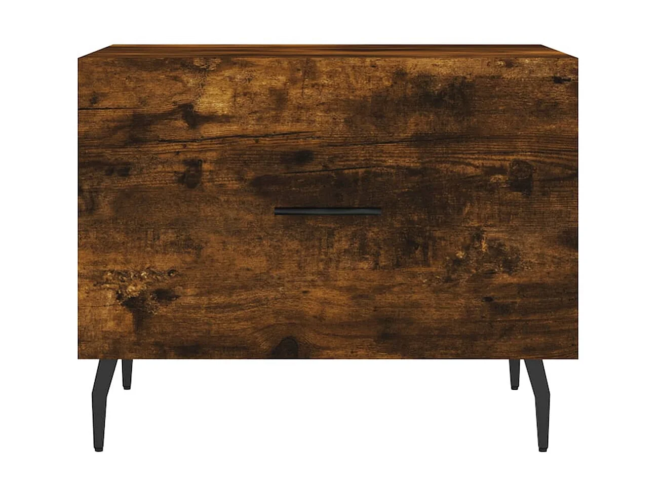 Couchtisch Beistelltisch Räuchereiche 50x50x40 cm Holzwerkstoff -MN63557