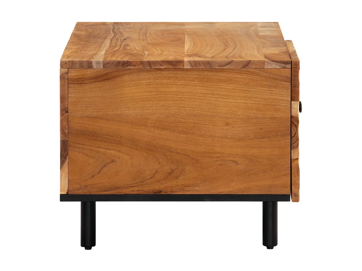 Couchtisch Beistelltisch 80x50x40 cm Massivholz Akazie -MN86835