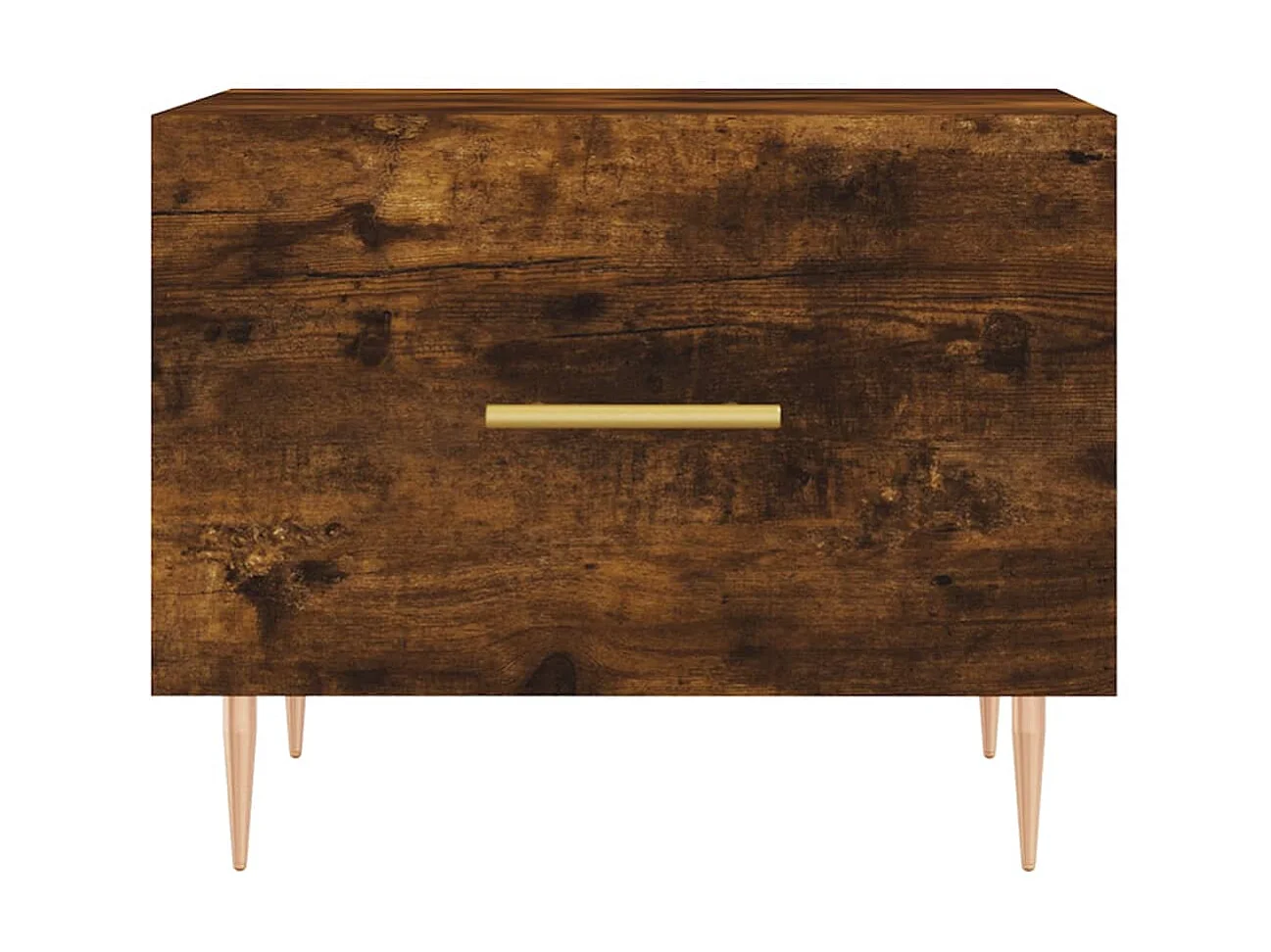 Couchtisch Beistelltisch Räuchereiche 50x50x40 cm Holzwerkstoff -MN92860