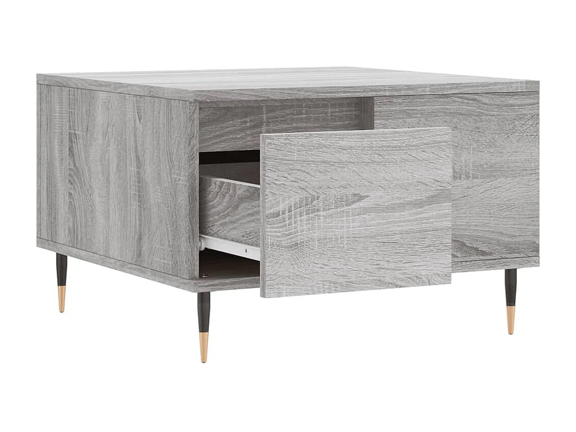 Couchtisch Beistelltisch Grau Sonoma 55x55x36,5 cm Holzwerkstoff -MN88153