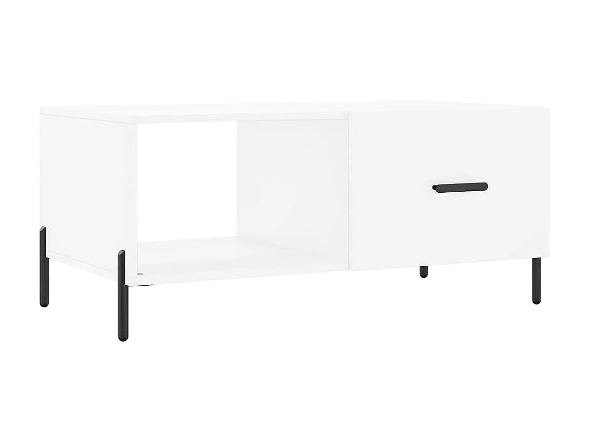 Couchtisch Beistelltisch Weiß 90x50x40 cm Holzwerkstoff -MN87173