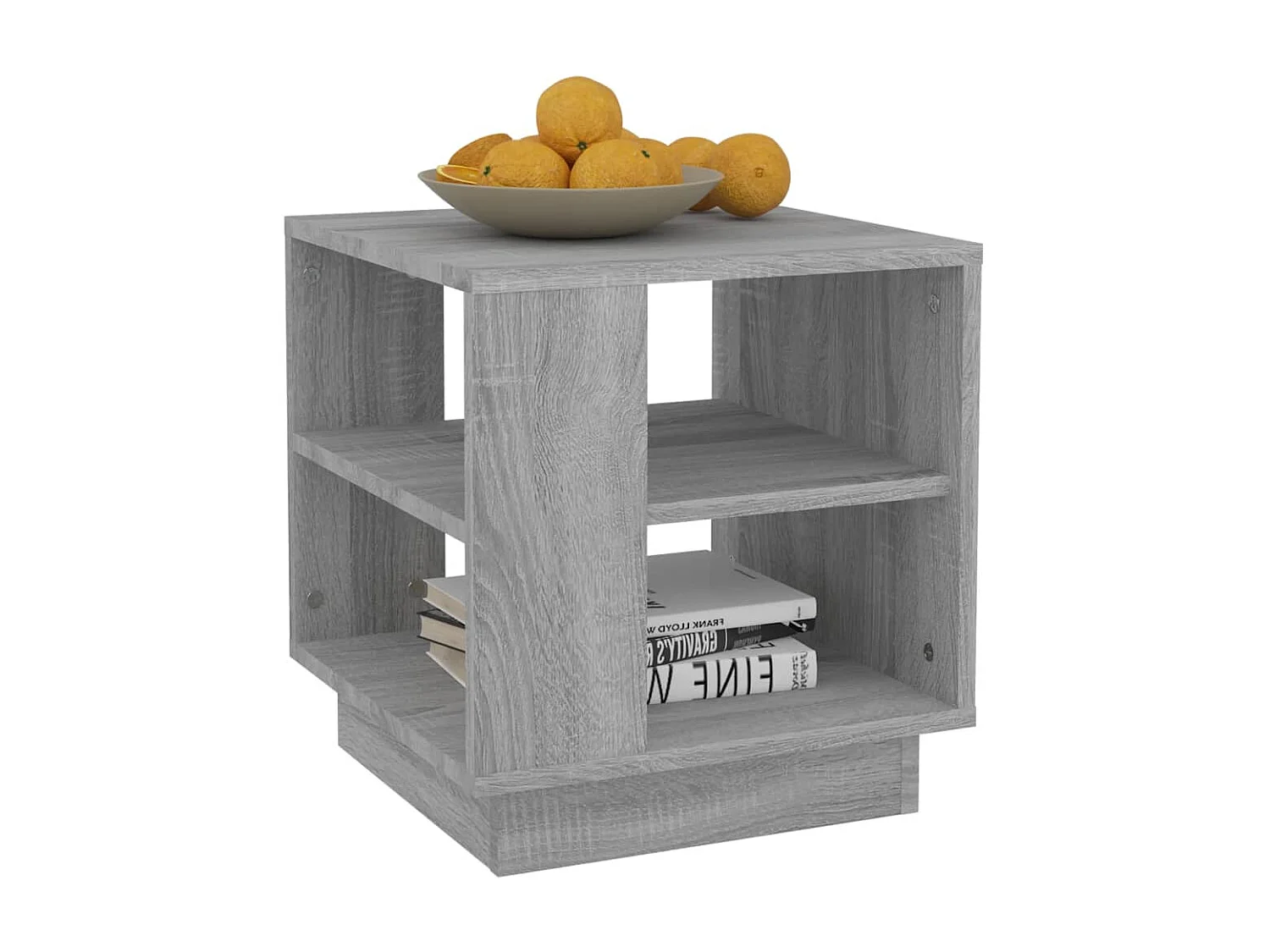Couchtisch Beistelltisch Grau Sonoma 40x40x43 cm Holzwerkstoff -MN86592