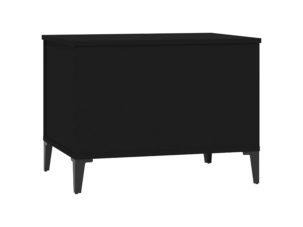 Couchtisch Beistelltisch Schwarz 60x44,5x45 cm Holzwerkstoff -MN52185