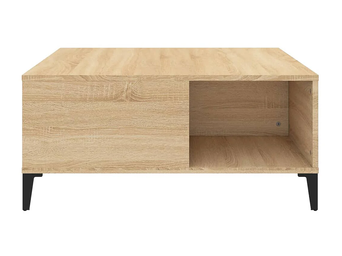 Couchtisch Beistelltisch Sonoma-Eiche 80x80x36,5 cm Holzwerkstoff -MN41397