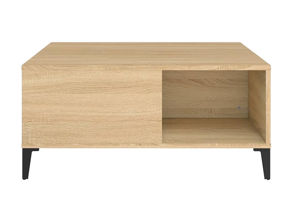 Couchtisch Beistelltisch Sonoma-Eiche 80x80x36,5 cm Holzwerkstoff -MN41397