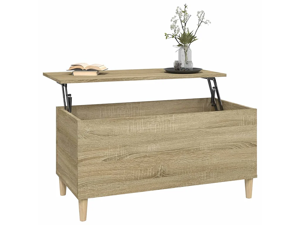 Couchtisch Beistelltisch Sonoma-Eiche 90x44,5x45 cm Holzwerkstoff -MN62797