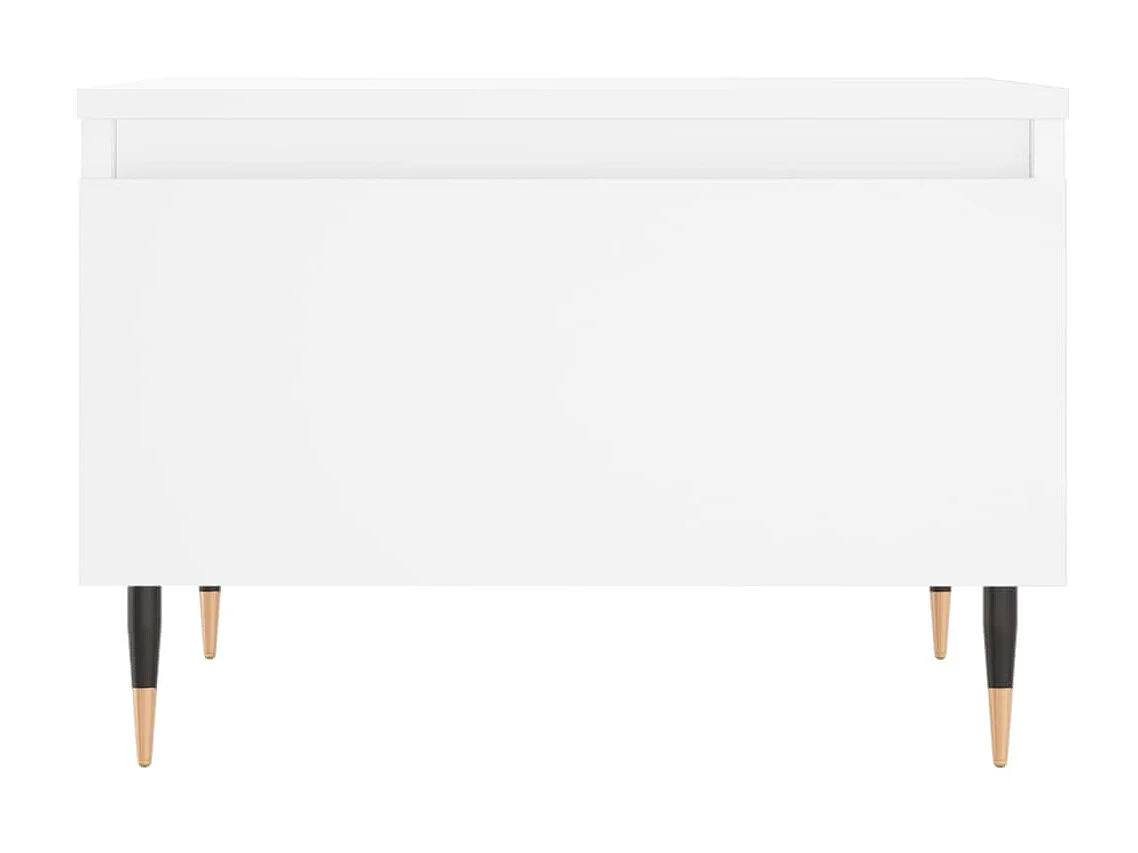 2er-Set Couchtische Beistelltisch Weiß 50x46x35 cm Holzwerkstoff -MN65547