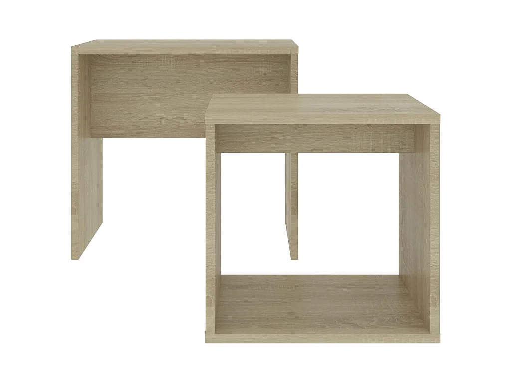 Couchtisch,Beistelltisch-Set Sonoma-Eiche 48 x 30 x 45 cm Holzwerkstoff -MN86545