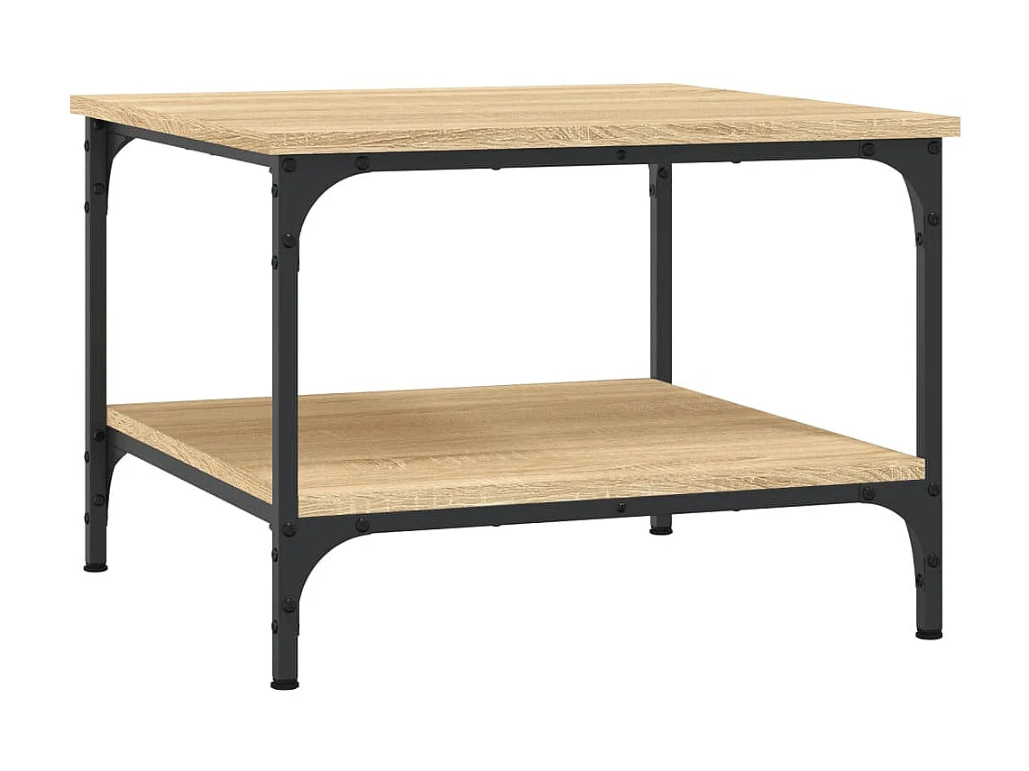 Couchtisch Beistelltisch Sonoma-Eiche 55x55x40 cm Holzwerkstoff -MN51853