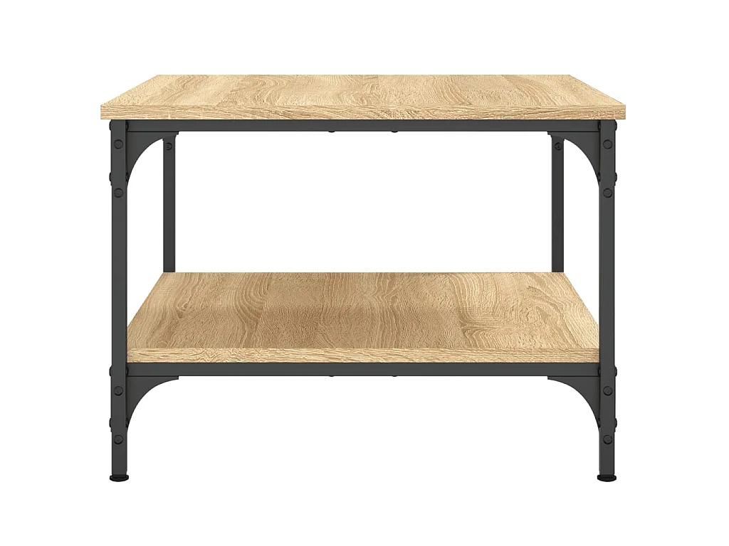 Couchtisch Beistelltisch Sonoma-Eiche 55x55x40 cm Holzwerkstoff -MN51853