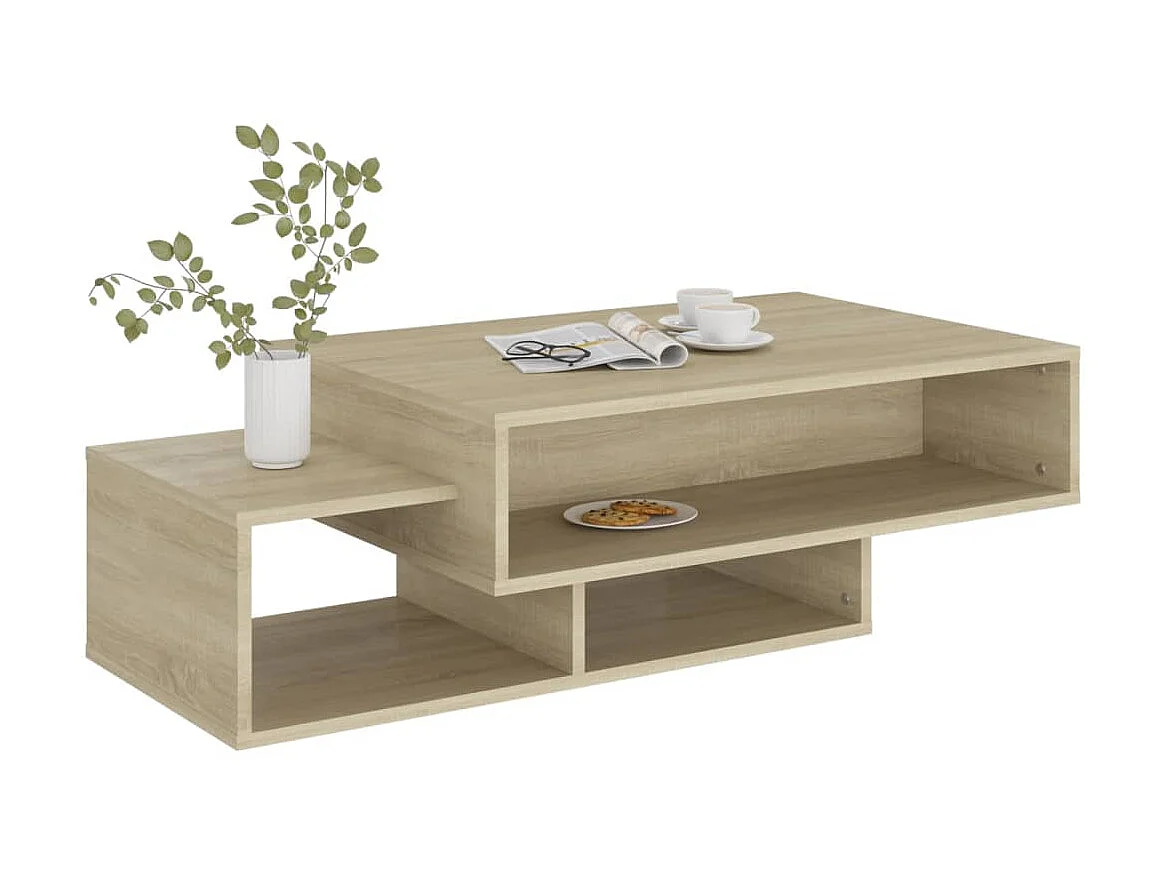 Couchtisch Beistelltisch Sonoma-Eiche 105x55x32 cm Holzwerkstoff -MN14429