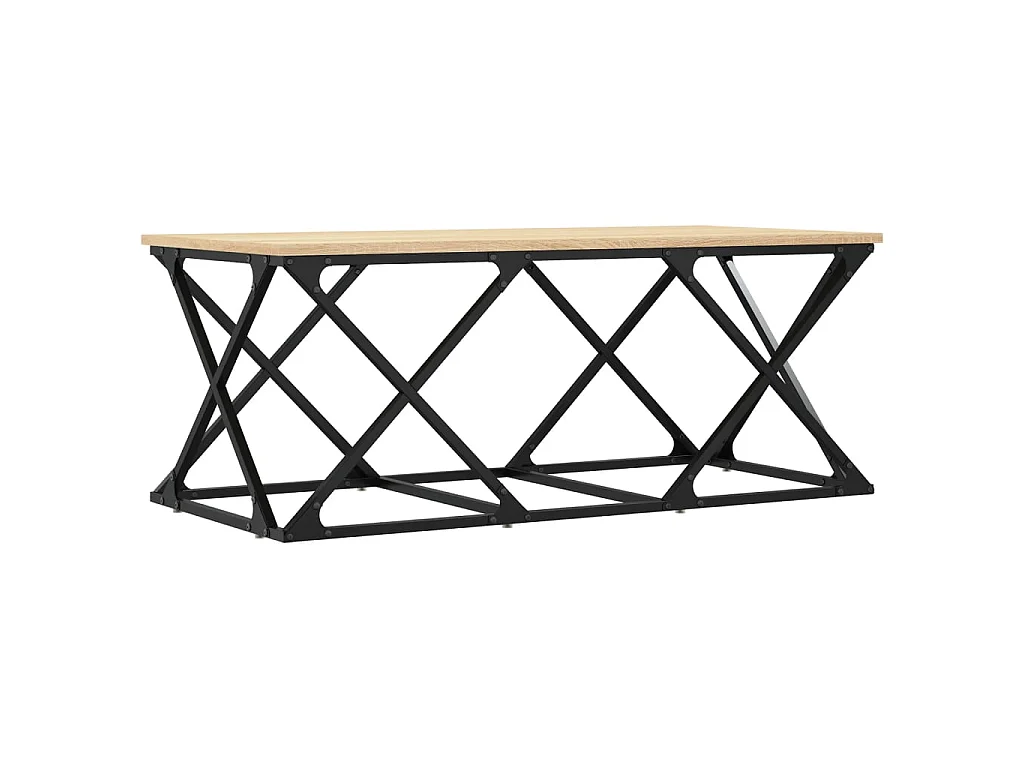 Couchtisch Beistelltisch Sonoma-Eiche 100x49x40 cm Holzwerkstoff -MN85600