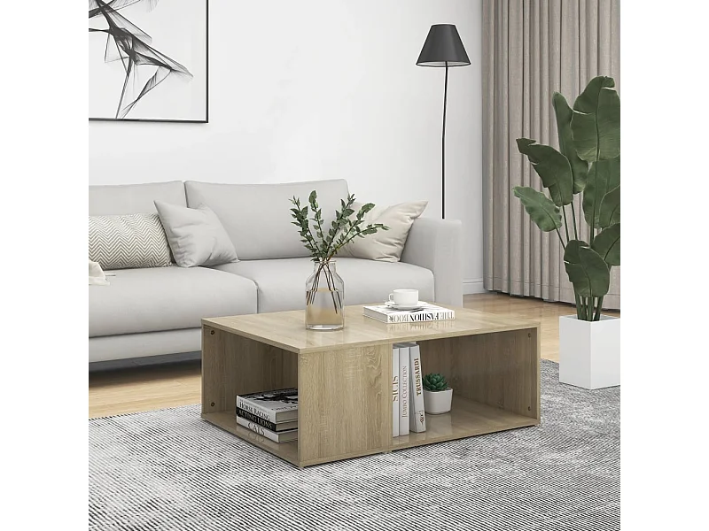 Couchtisch Beistelltisch Sonoma-Eiche 90x67x33 cm Holzwerkstoff -MN99447