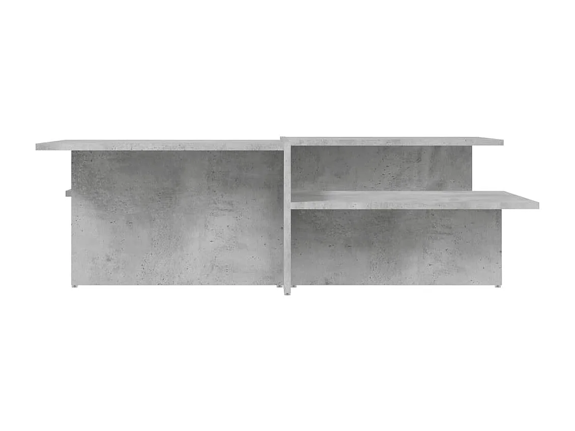 2er-Set Couchtische Beistelltisch Betongrau Holzwerkstoff -MN84055