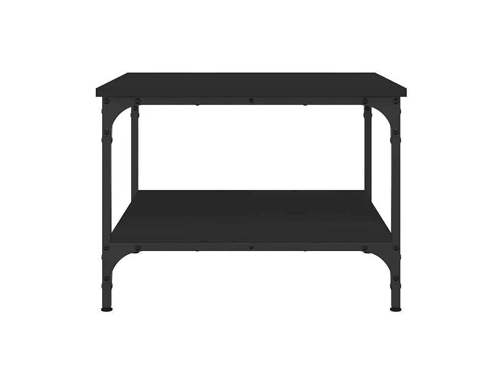Couchtisch Beistelltisch Schwarz 55x55x40 cm Holzwerkstoff -MN45887