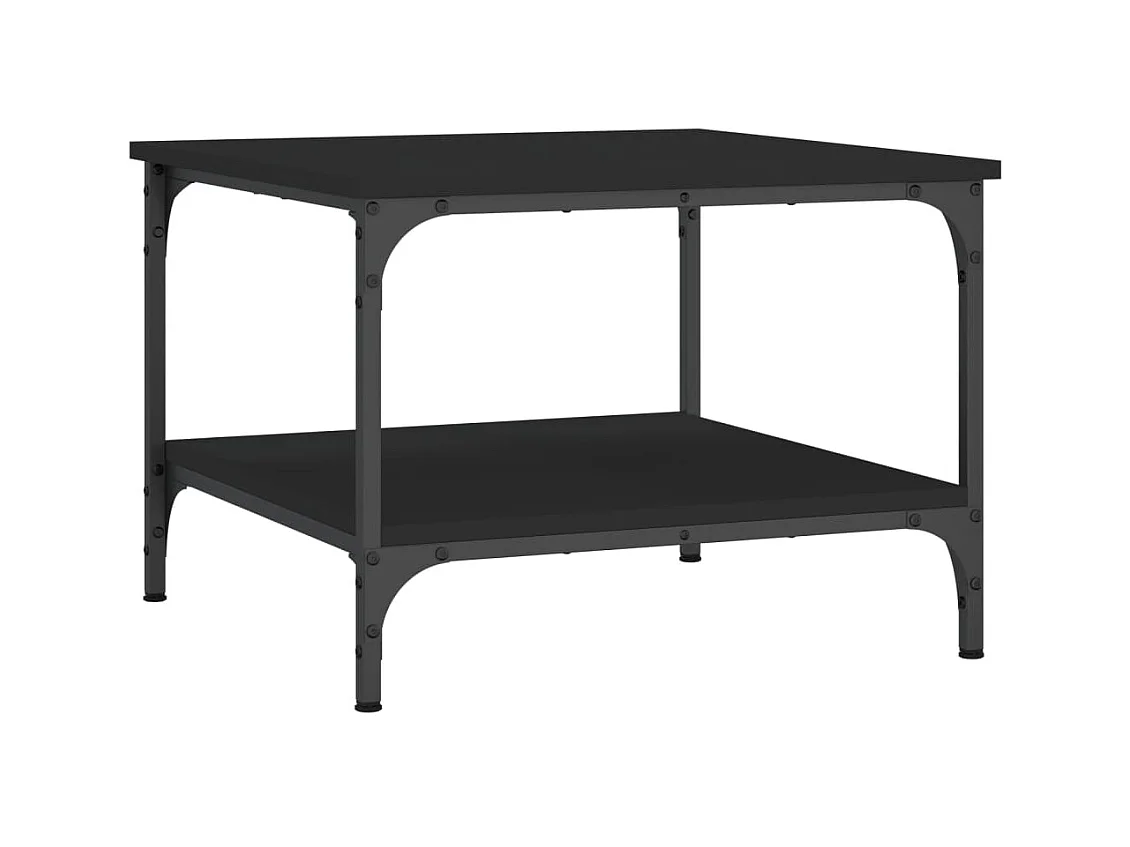 Couchtisch Beistelltisch Schwarz 55x55x40 cm Holzwerkstoff -MN45887