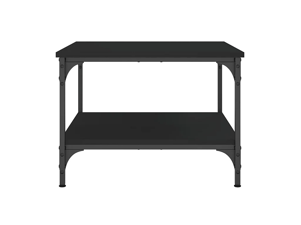 Couchtisch Beistelltisch Schwarz 55x55x40 cm Holzwerkstoff -MN45887