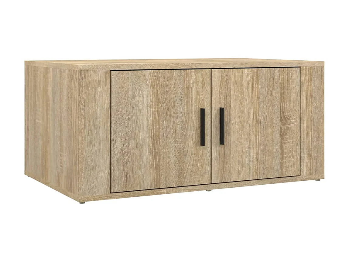 Couchtisch Beistelltisch Sonoma-Eiche 80x50x36 cm Holzwerkstoff -MN79107