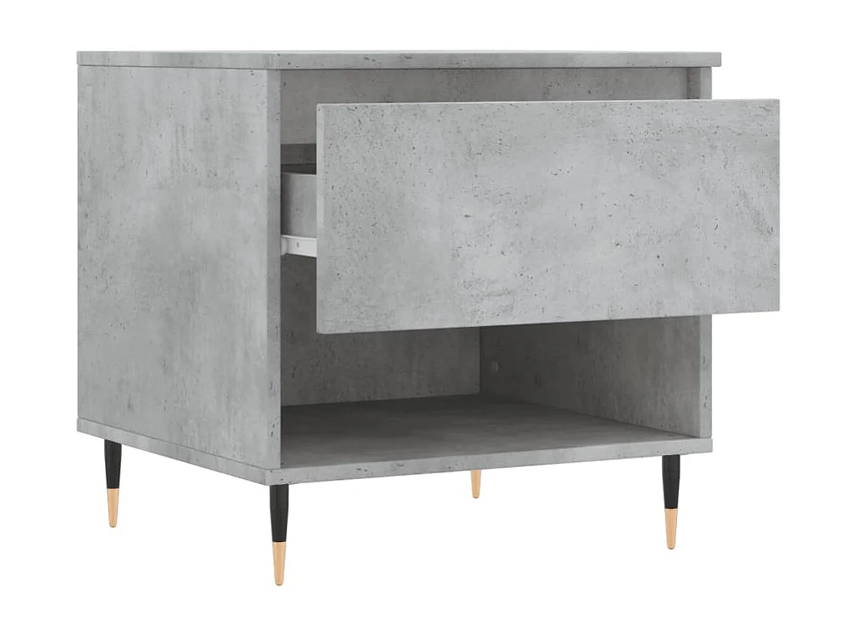 Couchtisch Beistelltisch Betongrau 50x46x50 cm Holzwerkstoff -MN83144