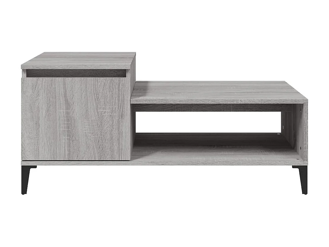 Couchtisch Beistelltisch Grau Sonoma 100x50x45 cm Holzwerkstoff -MN35505